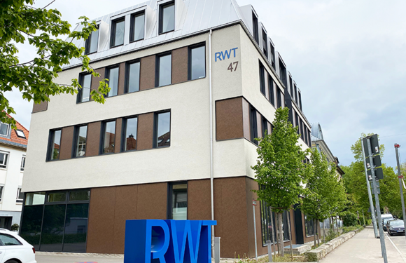 Ein Gebäude der RWT am Standort Reutlingen